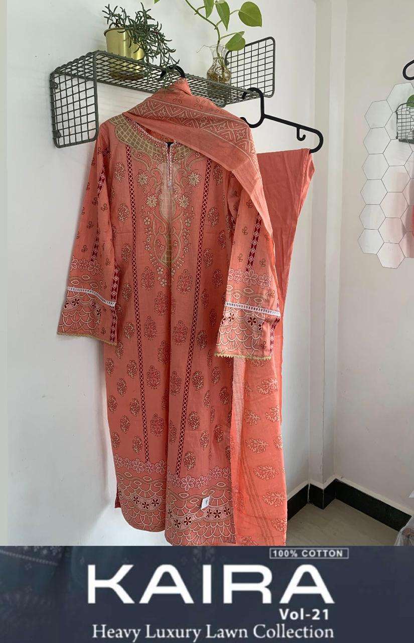   KAIRA VOL 21 volume  READYMADE COLLECTION FULL STICHED by Keval Feb